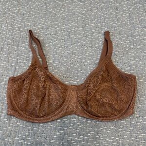Victoria's Secret Tan/Brown Lace Bra